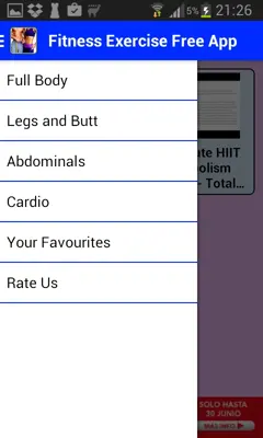 Fitness Exercise Free App android App screenshot 6